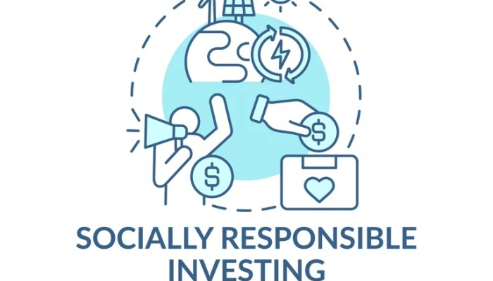 Responsible investing sustainable socially impact sri investment icon sustainability beliefs choose board concepts