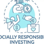 Responsible investing sustainable socially impact sri investment icon sustainability beliefs choose board concepts