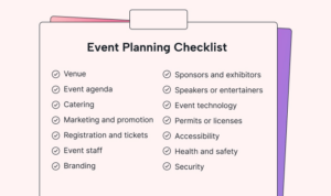 Event Planning Tips