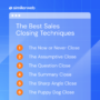 Effective Sales Closing Techniques