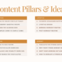 Creating Content Pillars